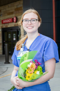 Jayci Clovis, Emergency Department Technician, receives TULIP Award 