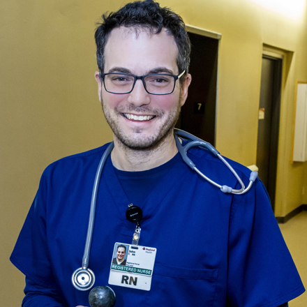 Nurse John Falcone wins DAISY Award for April