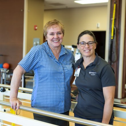 Physical Therapist helps patient recover after serious accident