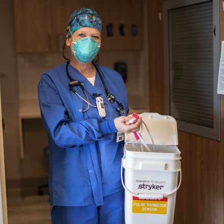 Emergency Department recycling program keeps telemetry leads out of the landfill