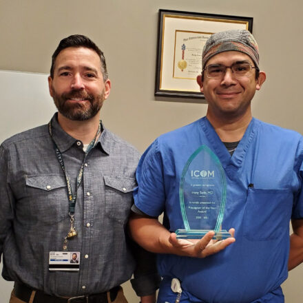 Dr. Irony Sade receives Preceptor of the Year award