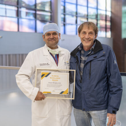 Charan Mungara, M.D., wins Clinical Excellence Award