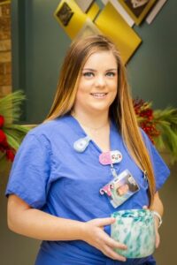 Jennifer LaBrie, Scrub Technician, receives TULIP Award 