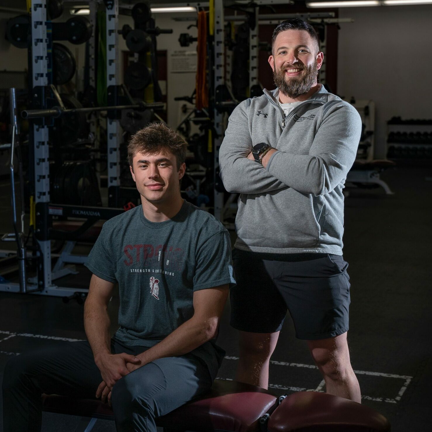 Monument Health strength and conditioning coaches help student athletes