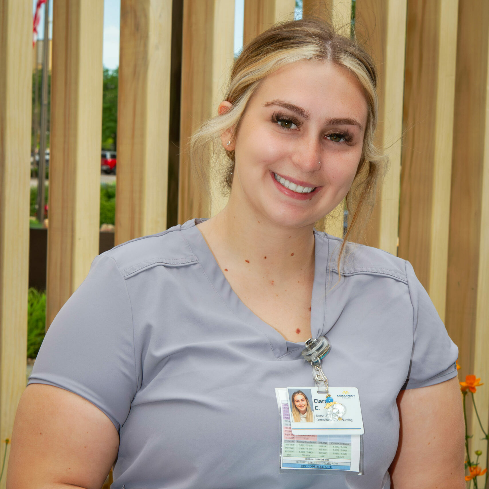 Ciarra Castleman, Nurse Aide, receives TULIP Award Monument Health