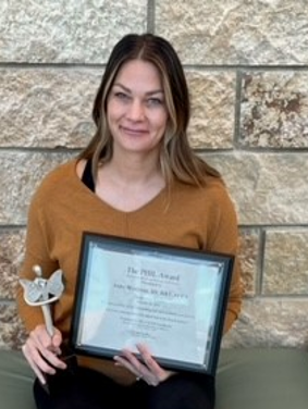 Abby Wortman, RRT wins PHIL award