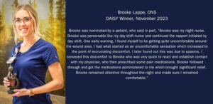 Brooke Lappe Nov 2023 DAISY