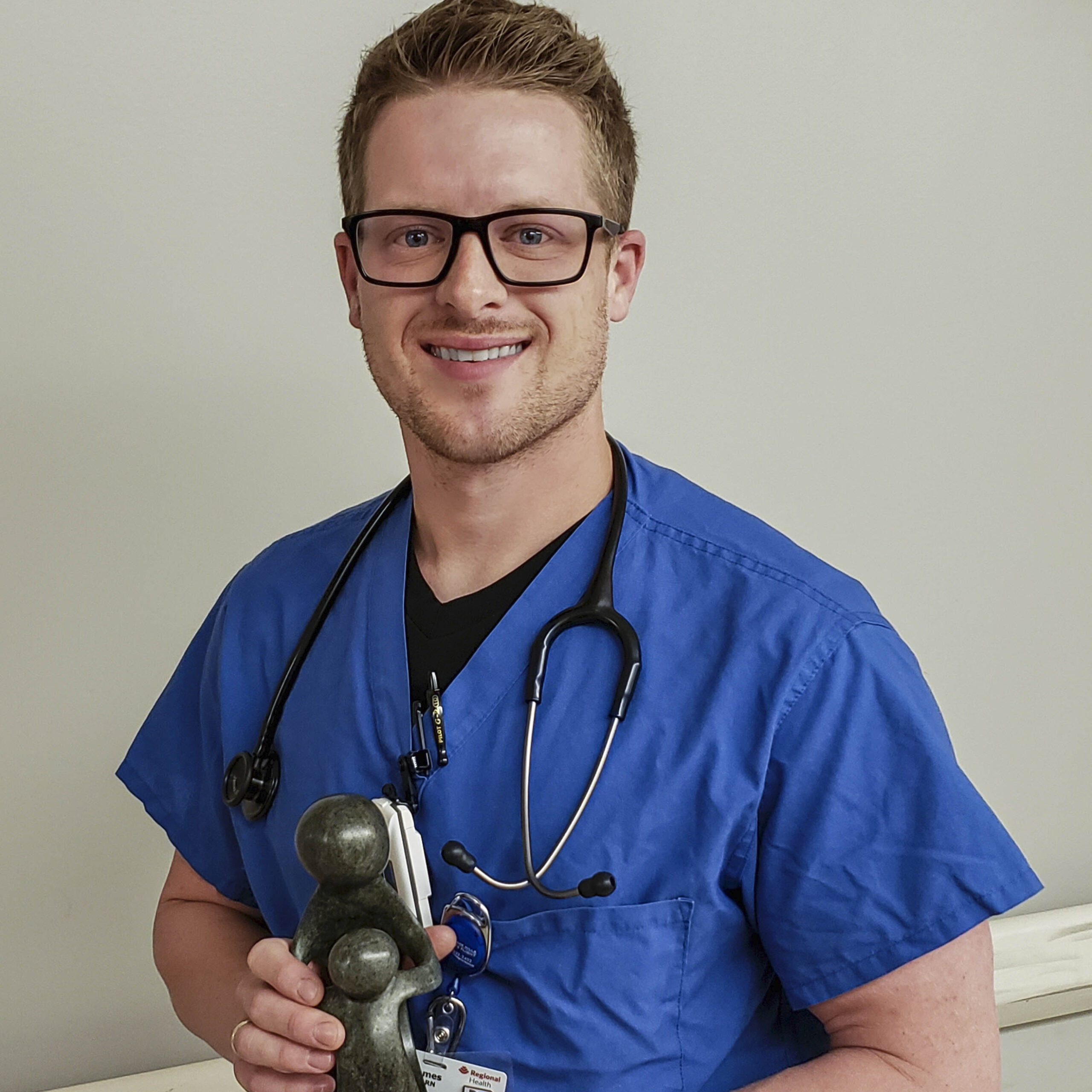 Nurse James Grimsrud wins DAISY Award for July