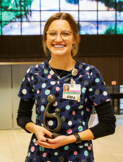 Makayla Oligmueller, RN, receives DAISY Award