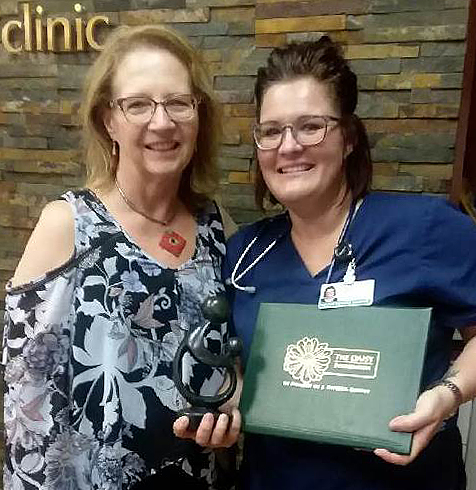 Lead-Deadwood DAISY winner honored by friend, coworker, cancer patient