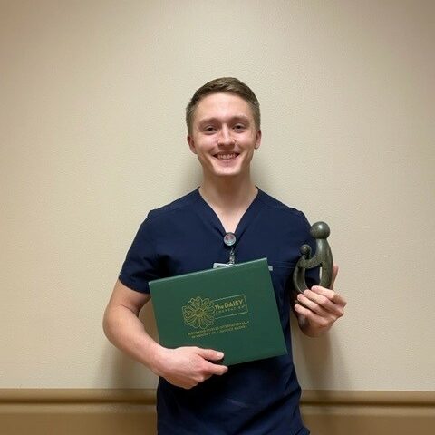 Skyler Langer, RN, receives DAISY Award