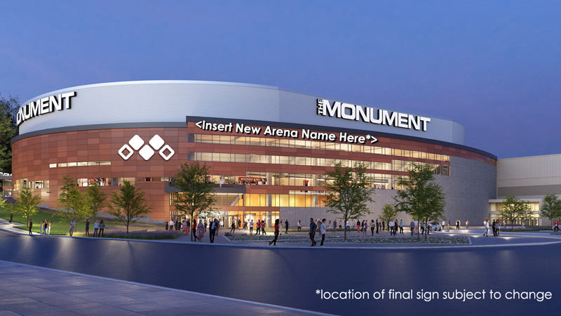 New arena to be named Summit Arena at The Monument