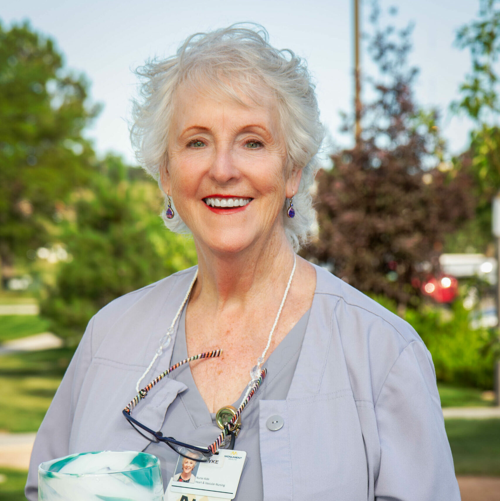 Dianna Secrest, Nurse Aide, receives TULIP Award