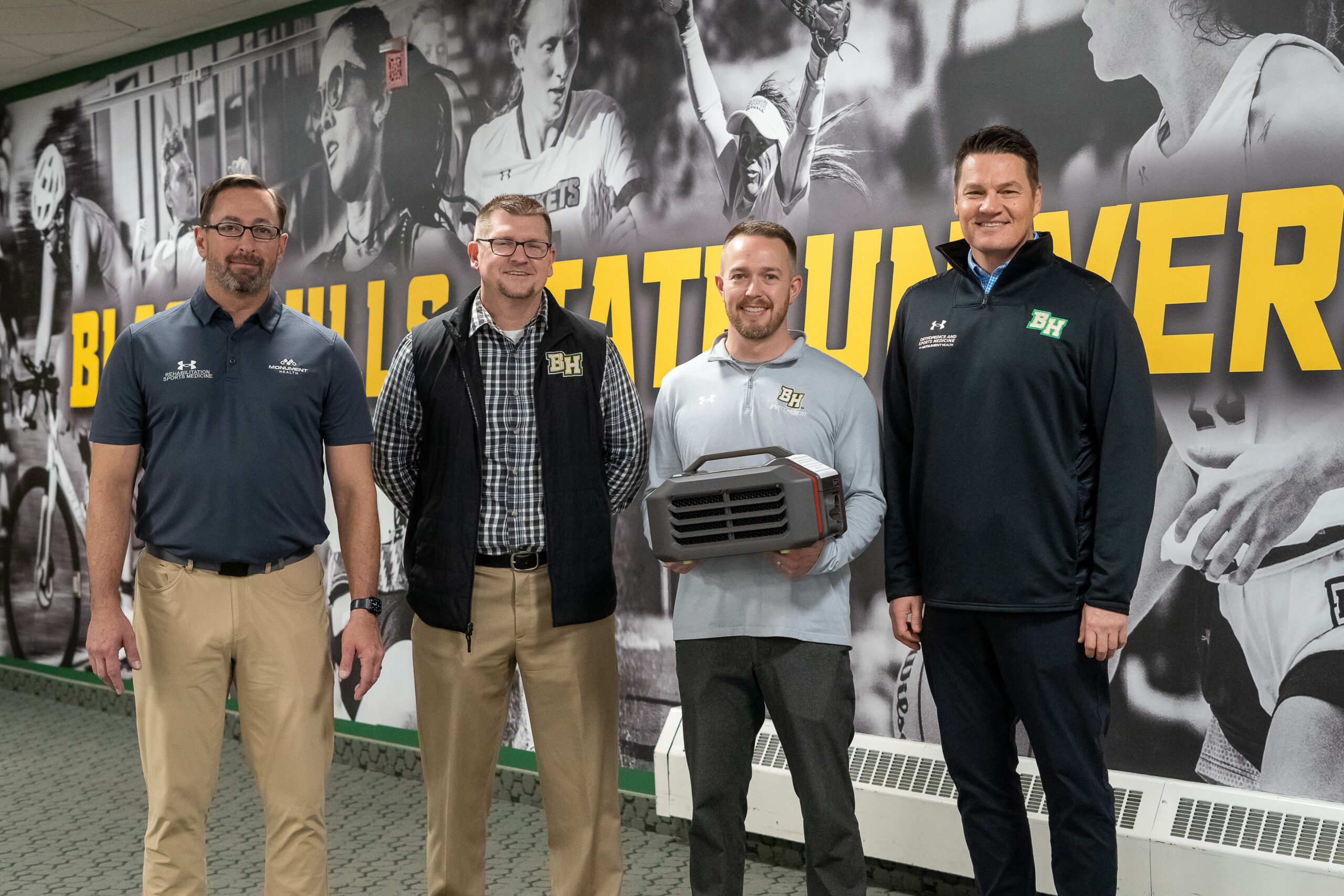 Monument Health donates advanced athletic training equipment to Black Hills State University 