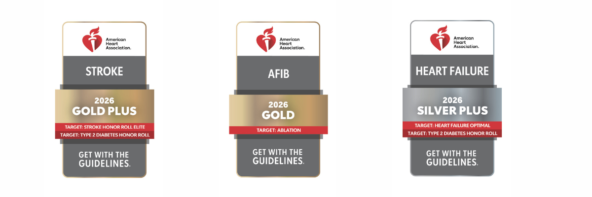 Monument Health is nationally recognized for its commitment to excellence in cardiovascular care